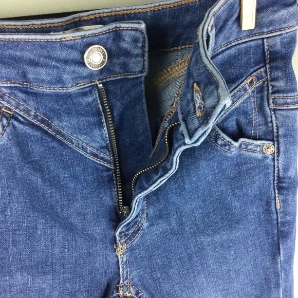 NWOT Free People Riley Seamed Daybreak Wash Mid-Rise Ankle Skinny Jeans Size 24 - Picture 9 of 12